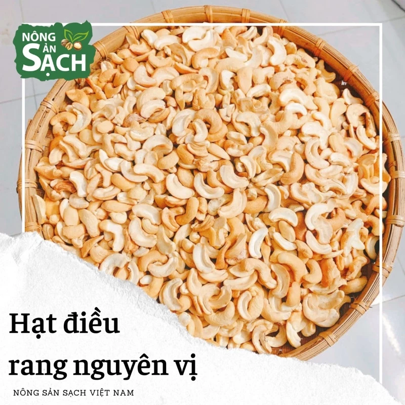 Hạt điều vỡ rang nguyên vị Hạt điều rang mộc 500g