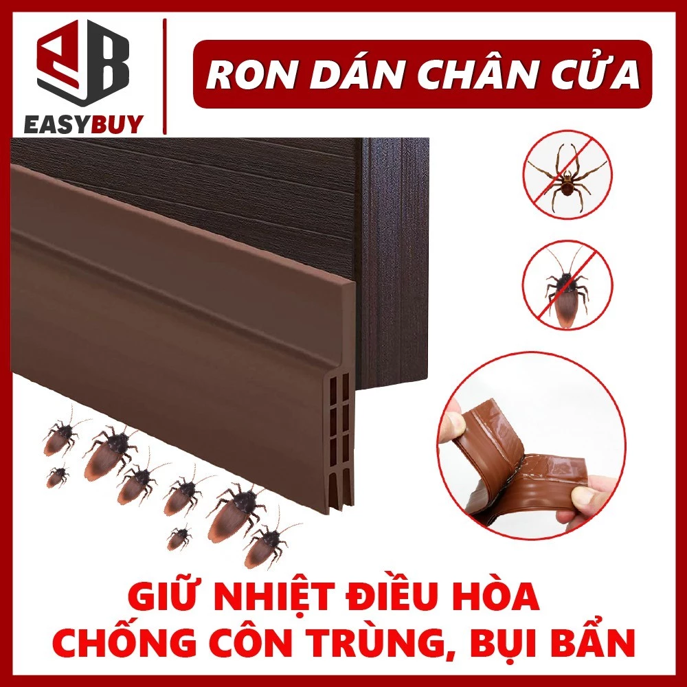 Thanh Dán Chân Cửa, Ron Chặn Khe Cửa Cách Âm, Miếng Chặn Cửa Chống Côn Trùng, Khói Bụi, Tiếng Ồn, Dữ Nhiệt