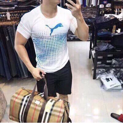 Set Bộ Thể Thao 2 Món Quần Shorts + Áo Nam Nữ Unisex Chất Vải Thun Con Báo MSA010