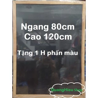 Bảng menu 2 mặt treo tường kích thước 80 x 120cm tặng kèm phấn màu