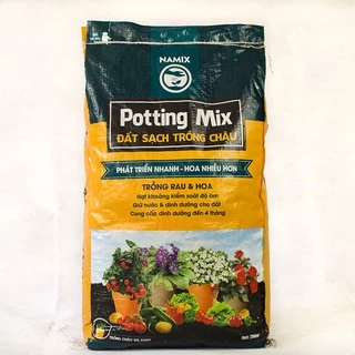 Bao 20Dm3 (~10Kg) - Đất Sạch Hữu Cơ Cao Cấp Namix (Potting Mix) Giàu Dinh Dưỡng Dùng Cho Trồng Rau Trồng và Hoa Kiểng