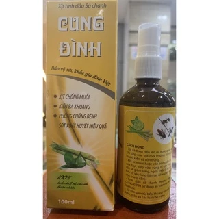 Xịt tinh dầu xả chanh Cung Đình lọ 100ml Huế