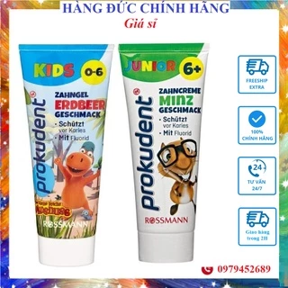 [Nhập Khẩu 100%] Kem Đánh Răng Prokudent Trẻ Em 75ml