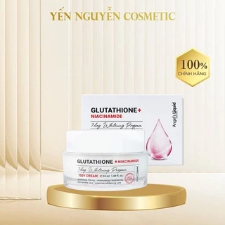 Kem Dưỡng Trắng Giảm Nám Angel's Liquid Niacinamide Plus Glutathione V-Cream 50ml