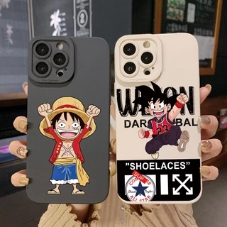 Ốp Điện Thoại Góc Vuông In Hình Luffy One Piece Cho Samsung Galaxy A33 A53 A73 5G A32 A52S A72 A31 A41 A71