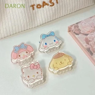 Kẹp bấu tóc đuôi ngựa hình mèo Melody Cinnamoroll dễ thương phong cách Hàn Quốc cho nữ