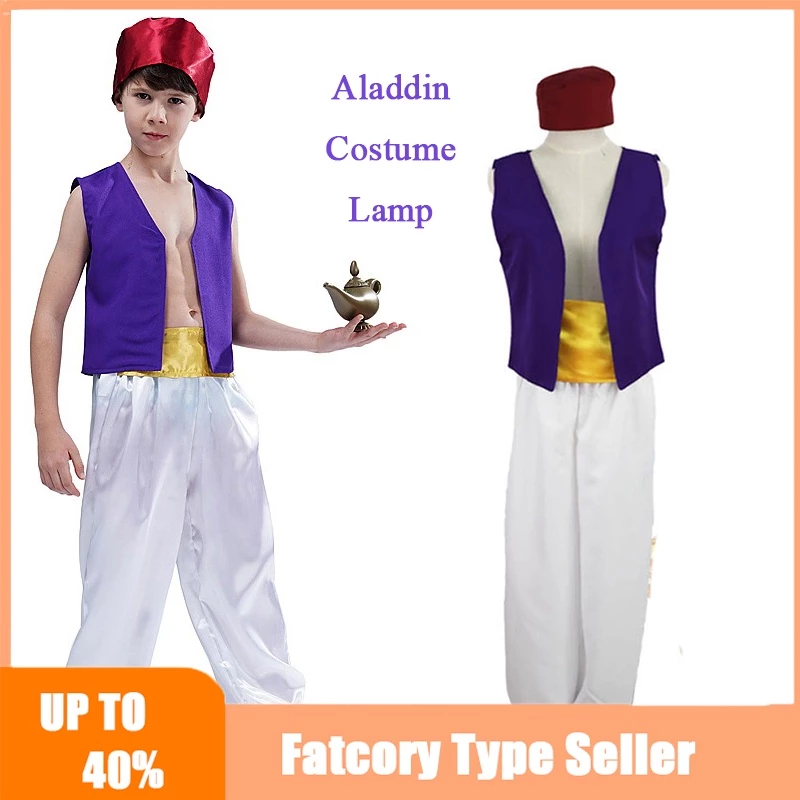 Bộ Đồ Hoá Trang Hoàng Tử Aladdin Cho Người Lớn