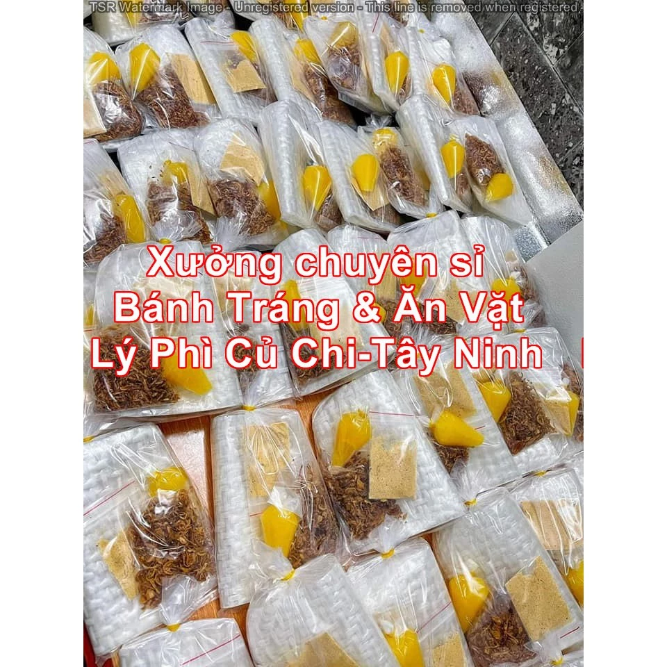 Bánh tráng Bơ Muối hành phi ngon xuất thần