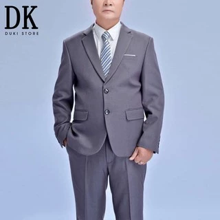 Bộ vest nam trung niên màu xám đẹp - DUKI STORE