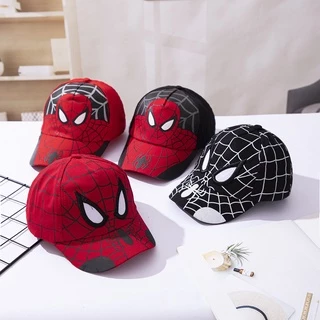 Mũ lưỡi trai người nhện (Spiderman) cho bé trai, mũ lười trai nhân vật Marvel