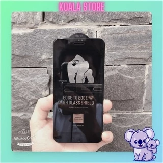 Kính Cường Lực Iphone KingKong 3D Chính Hãng, Kính Cường Lực KingKong Không Hộp Full Màn Hình Từ 6 Đến 13ProMax