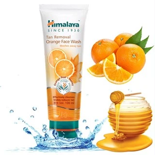 Sữa rửa mặt mờ thâm nám, sáng da Cam Mật Ong Himalaya Tan Removal Orange Face Wash Ấn Độ