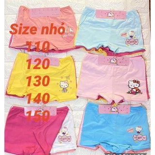 Set 3 quần chip đùi Hello Kitty cho bé gái 2-10 tuổi chất cotton mềm mại co giãn tốt màu sắc nhã nhặn