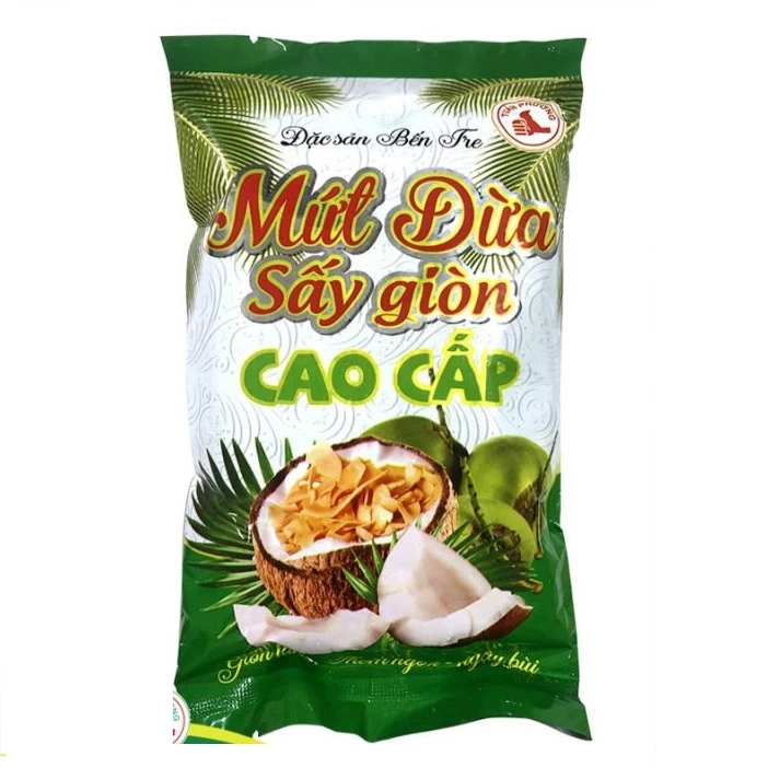 Mứt dừa giòn sấy khô Bến Tre 200g - mugongshop