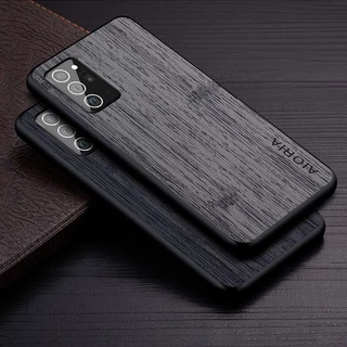 Ốp Lưng Cho samsung galaxy note 20 Siêu Gỗ Họa Tiết Da Vỏ Điện Thoại Sang Trọng coque Cho samsung galaxy note 20 ultra case capa