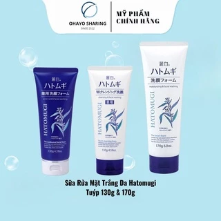 Sữa Rửa Mặt Ngừa Mụn Hatomugi Acne Care & Facial Washing 130g