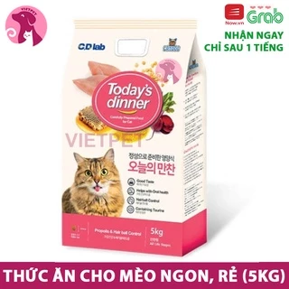 Thức ăn cho mèo - Hạt Today's Dinner (NK Hàn Quốc) (5Kg) - Thơm ngon, bổ rẻ số 1 Shopee