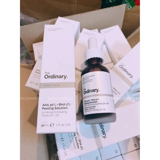 Tẩy Da Chết The Ordinary AHA 30% + BHA 2% Peeling Solution (Bản US- AUTH)