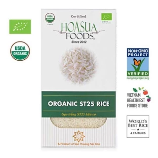 Gạo hữu cơ HOA SỮA 1kg