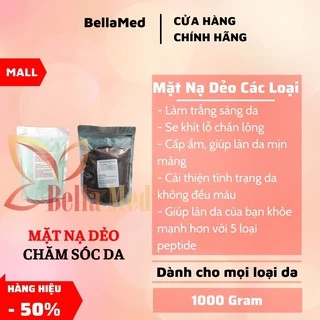 mặt nạ dẻo các loại lột nguyên miếng cho spa túi 1kg - handmade