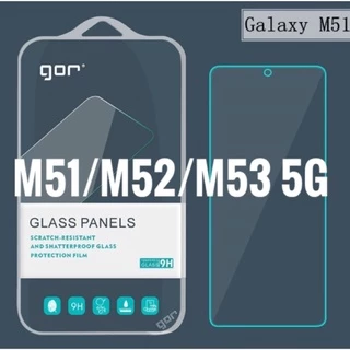 Bộ 2 Kính cường lực Samsung Galaxy M51, M52, M53 5G hiệu Gor trong suốt 9H / 2.5D ( 2 miếng full box)