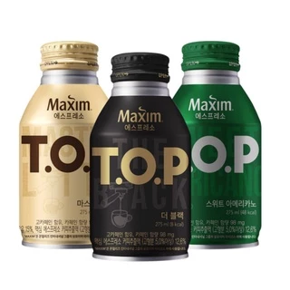 Cà phê  MAXIM TOP đóng chai 275ml nhiều vị - Dongsuh - nhập khẩu Hàn Quốc