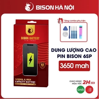 Pin Bison 6s Plus dung lượng cao 3600mah - BH 12 tháng