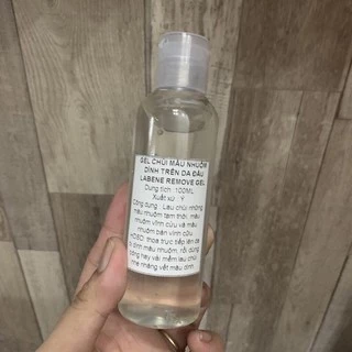 GEL LAU CHÙI VẾT MÀU NHUỘM DÍNH TRÊN DA ĐẦU LABENE 100ml