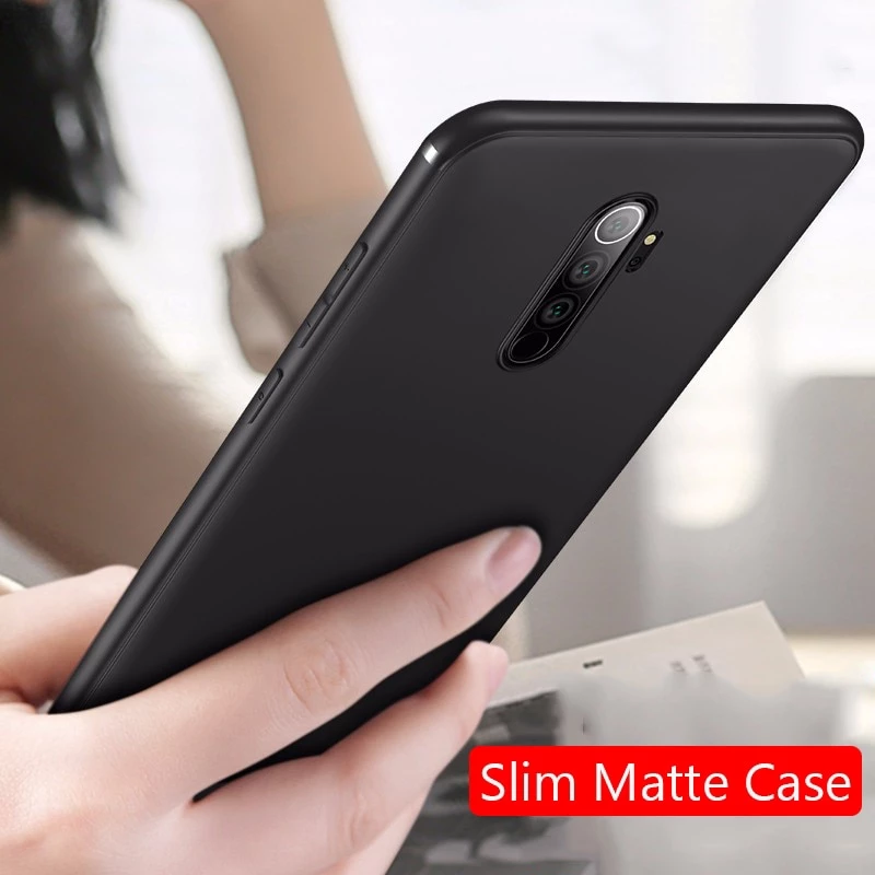 Ốp lưng Xiaomi Redmi Note 8 Pro 8T Redmi 8A Ốp lưng silicon mềm màu đen mờ thời trang