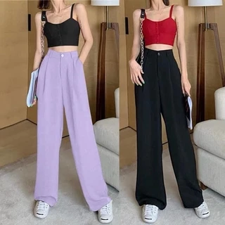 Quần ống rộng culottes xuông dài 100cm siêu Hot 3100