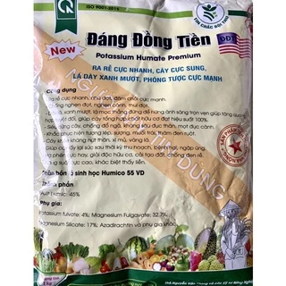 Phân bón lá sinh học Vidan ĐÁNG ĐỒNG TIỀN 1kg Ra Rễ - Lá Dày Xanh.