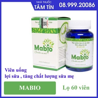 Viên uống lợi sữa Mabio - Tăng chất lượng sữa mẹ