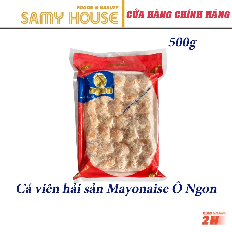 [Tokbokki.com] CÁ VIÊN HẢI SẢN SỐT MAYONNAISE Ô NGON 500g