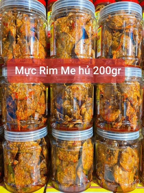 Mực Rim Me ( ăn liền ) là sản phẩm yêu thích của Shop Đặc Sản Biển Phan Thiết NGỌC DŨNG; Hộp 200 gram. HSD 6 tháng