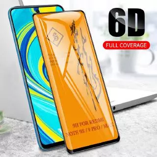 Kính cường lực Full màn 6D Xiaomi Mi 9T 10T 11T 12T 13T 11 Lite Poco F3 F4 F5 X3 X4 X5 X6 M3 M4 Pro 5G Redmi Note 8 9 9S 10 10S 11 11S 12 12S 13 9A 9C 10C 12C 13C