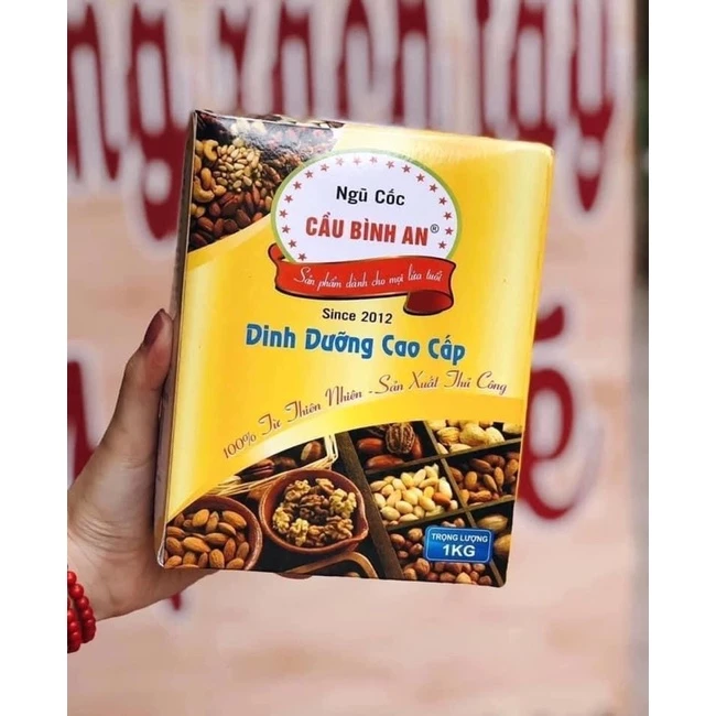 Ngũ cốc dinh dưỡng cao cấp Cầu Bình An hộp 1kg