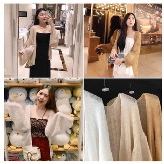 Áo Khoác Nữ Len Mỏng Cardigan Form Rộng Siêu Hot