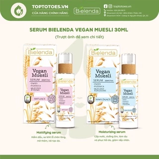 Serum Bielenda Vegan Muesli dưỡng ẩm, làm dịu, phục hồi da 30ml