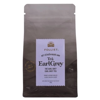 Trà Earl Grey Hữu Cơ Organic Folliet 100gr