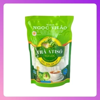Gói trà Atiso túi lọc loại đặc sản (gói màu xanh lá) giúp mát gan lợi tiểu ngủ ngon, giảm mụn cho bạn làn da tươi sáng