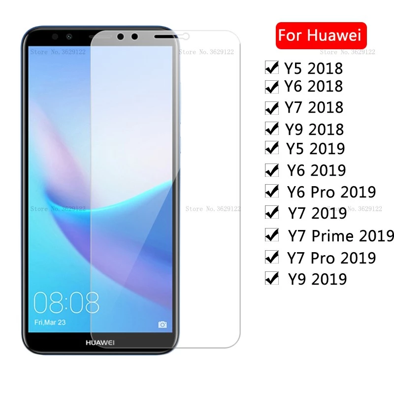 Kính cường lực bảo vệ toàn màn hình cho Huawei Y5 Y6 Y7 Y9 Y5P Y6S Y9S Pro Prime 2017 2018 2