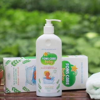 Sữa Tắm Gội Thảo Dược Cho Trẻ Em Fons Care Baby - 100% Thảo Dược Thiên Nhiên (300ml)