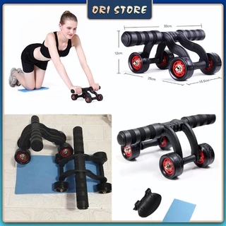 Con Lăn Tập Cơ Bụng 4 Bánh Bản Cao Cấp KAMA Ab Roller, Dụng Cụ Tập Thể Dục, Thể Hình, Dụng Cụ Tập Cơ Bụng, Cơ Tay