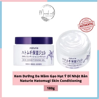 Kem Dưỡng Da Mầm Gạo Hạt Ý Dĩ Nhật Bản Naturie Hatomugi Skin Conditioning 180g