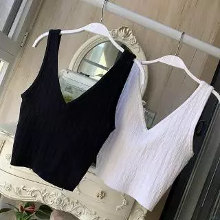 Áo tank top cổ chữ V cá tính thời trang cho nữ Áo Nữ