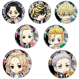 Huy hiệu Pin Cài Áo Hoạt Hình Đáng Yêu Cute Anime Tokyo Revengers Cosplay Prop Pin Brooch Kamado Nezuko Badges Button Brooch Pins Sano Manjirou Hanagaki Takemichi Tachibana Hinata Kawata Souta kids gift