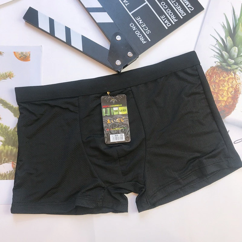 Quần lót nam boxer Dạng Lưới cao cấp, Quần Xì Sịp Nam Thông Hơi Lỗ Nhỏ Siêu Mịn NO409