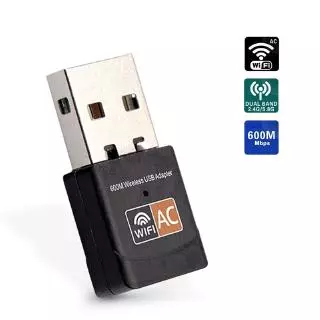 Đầu chuyển đổi mạng Wifi USB không dây băng tần kép 600mbps 2.4/5ghz