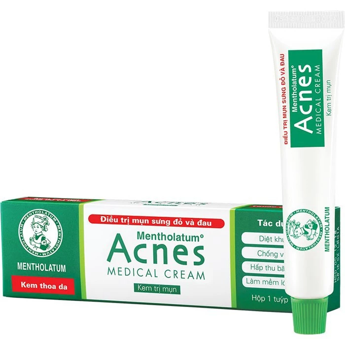 Giảm mụn sưng đỏ và đau Acnes Medical Cream (18g)