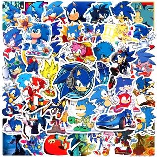 ❉ Set 07 Miếng Dán Hình Sonic The Hedgehog Series ❉ Bộ 50 Hình Dán Sonikku za Hejjihoggu Thời Trang